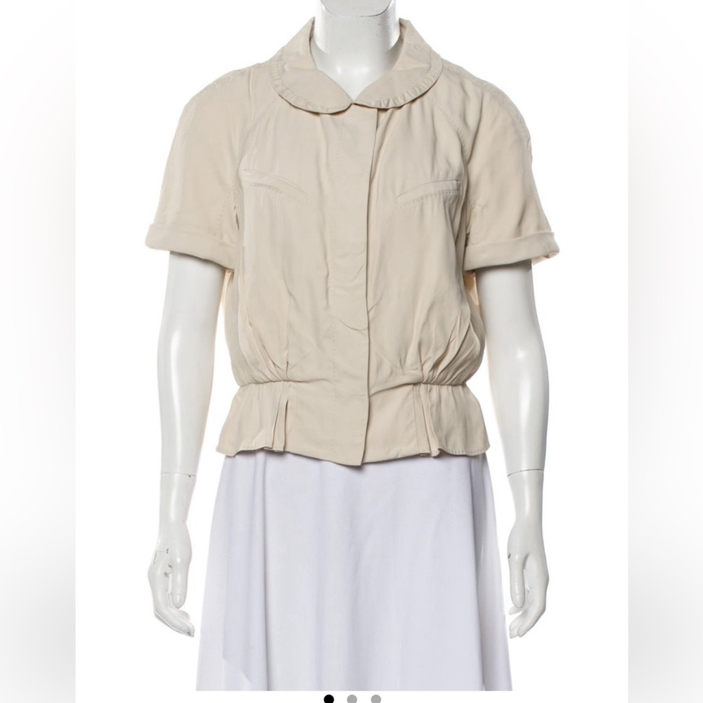 Authentic Louis Vuitton Collared Jacket (short sleeve)